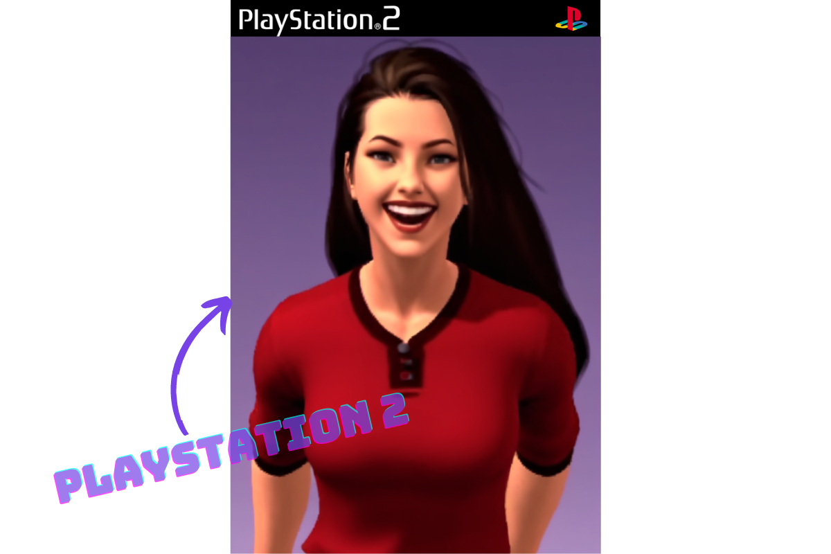 Create PS2 game cover using PS2 Filter AI